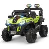 Baybee Roger Battery Operated Jeep for Kids | Rechargeable Ride on Toy Car with Lights & Music | Big Battery Electric Jeep to Drive 3 to 8 Years Boys Girls (Lite Green)