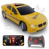 Mirana Tracer Remote & App Controlled Car Toy for Kids | USB Type-C Rechargeable High Speed Drift RC Vehicle | 1.5x Nitro Boost with In-built Bluetooth Speakers | Indoor Gift for Boys & Girls (Yellow)